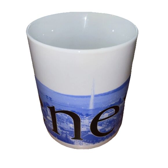 Starbucks City Mug Collector Series Geneva Switzerland 16 Oz You are Here - Picture 3 of 10